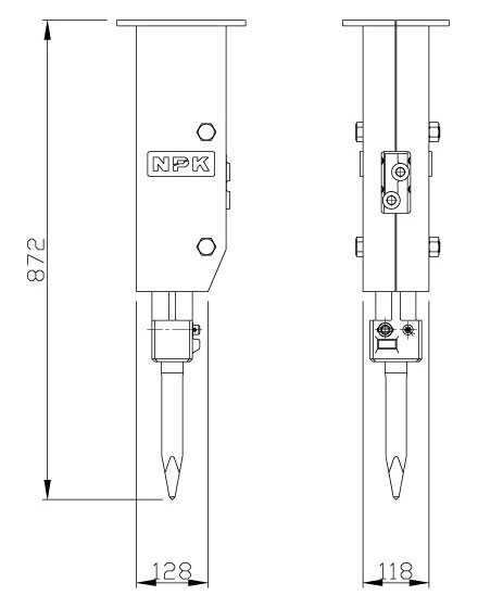 Hydraulic Hammer E-106 Enviro