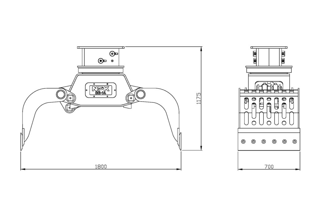 Demolition grab DG-14 – NPK Europe