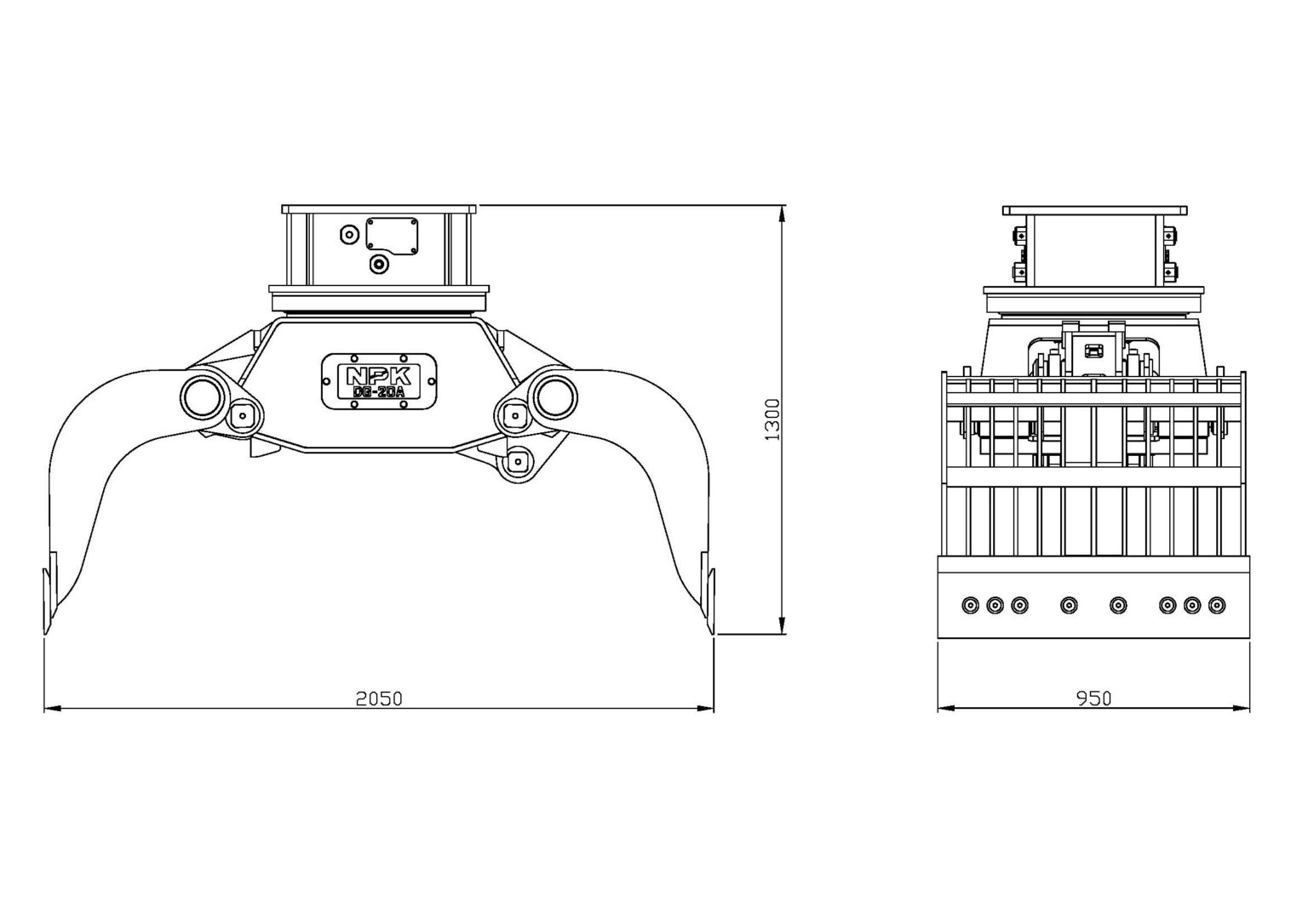 Demolition grab DG-20A – NPK Europe