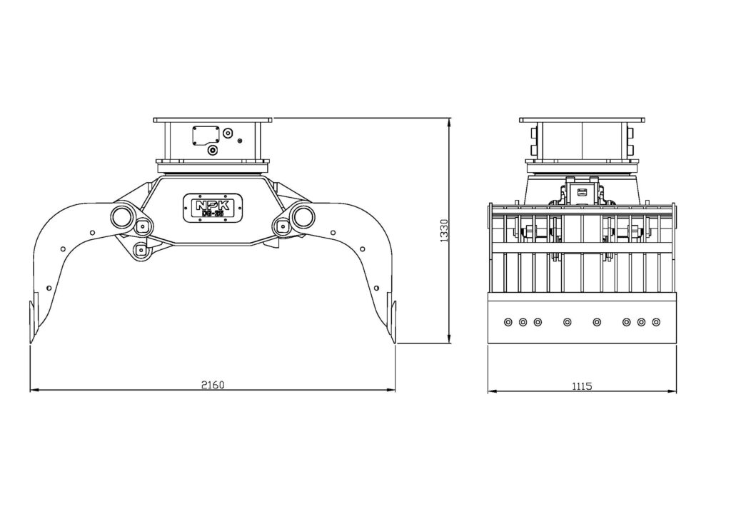 Demolition grab DG-25 – NPK Europe