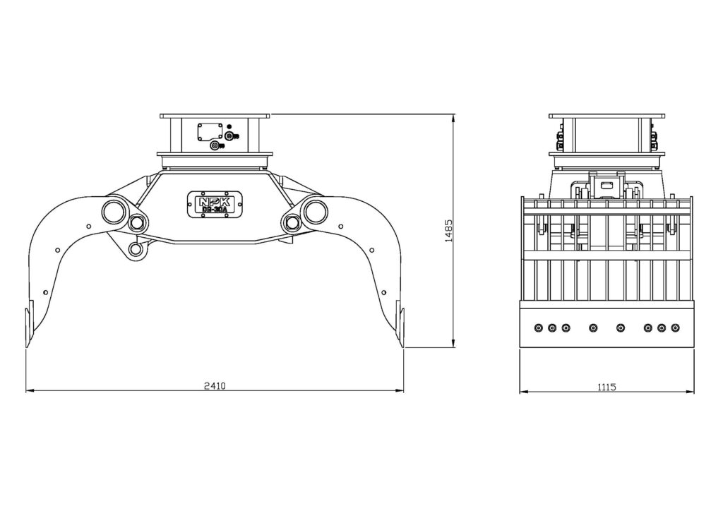 Demolition grab DG-30A – NPK Europe
